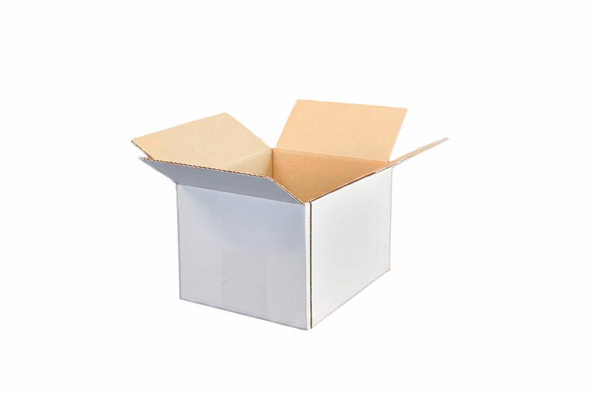 White Packing Box 165x135x110mm 2.45L (25 Boxes) 500B-245W